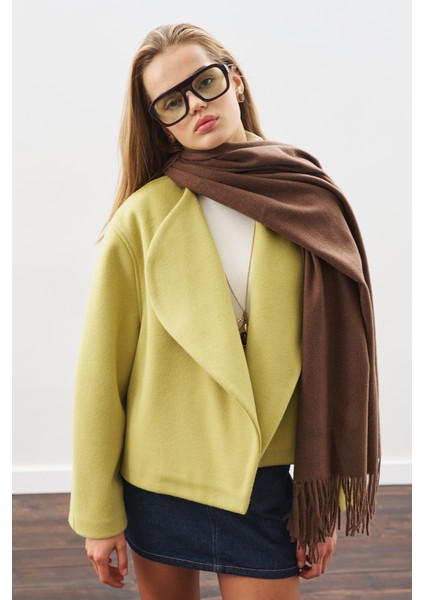 Kaşmir Dokulu Şal Kahverengi indirimleri