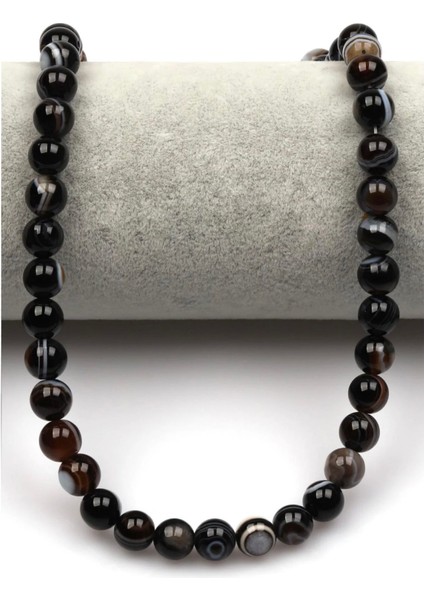 Göz Akik (Iyi Kalite) Doğal Taş Dizi 8 mm Yuvarlak Kesim fiyatları