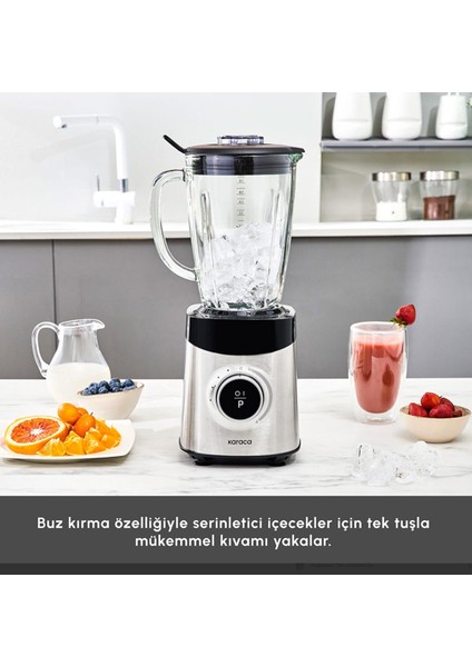 1800W Dijital Ekranlı Inox Paslanmaz Gövde 1,8 Litre Smoothıe Blender indirimleri