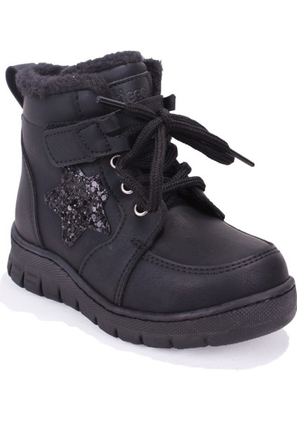 Punto 946F25K433 Siyah Ortopedik Günlük Kız Çocuk Spor Bot