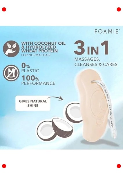 Hindistan Cevizi Katı Şampuan Bar 80 G indirimleri