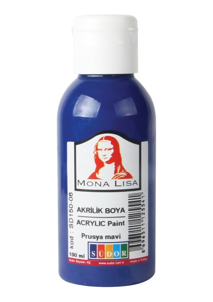 Monalisa Akrilik Boya 70 ml Prusya Mavi SD150-06 ( 12 Li )