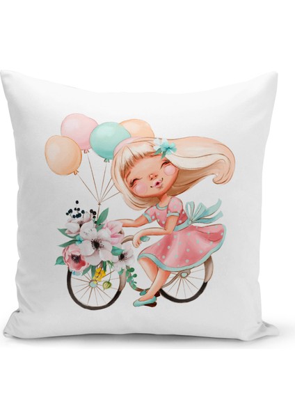 Çocuk Bebek Odası Dijital Baskılı Kırlent Kılıfı