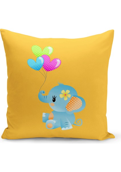 Çocuk Bebek Odası Dijital Baskılı Kırlent Kılıfı