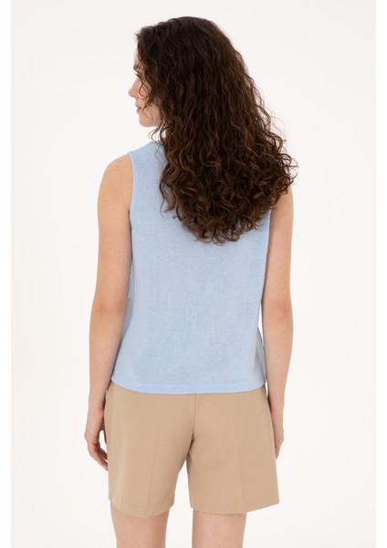 Kadın Açık Mavi Tişört 50300747-VR003 indirimleri