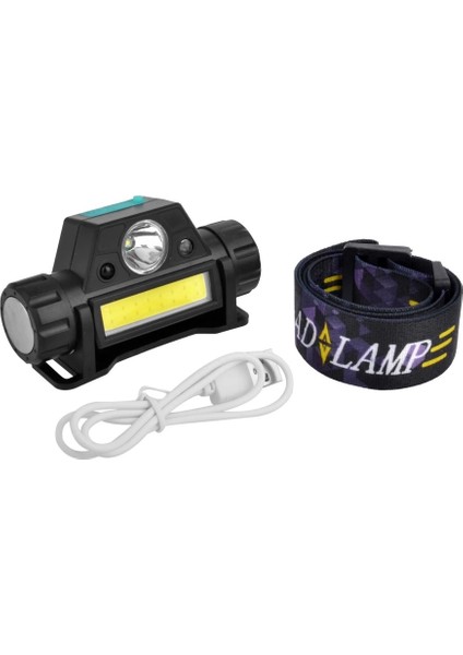 8 Saat Dayanıklı Şarjlı Sensörlü Mıknatıslı Kafa Lambası WT-055