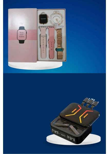 Wireless Şarjlı Akıllı Saat ve Dijital Göstergeli Kablosuz Bluetooth Kulaklık Nabız Ölçer fırsatları