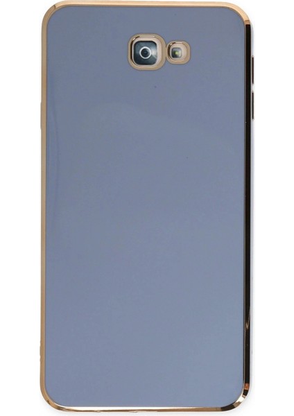 Samsung Galaxy J7 Prime Kılıf Volet Silikon - Mavi (K95)