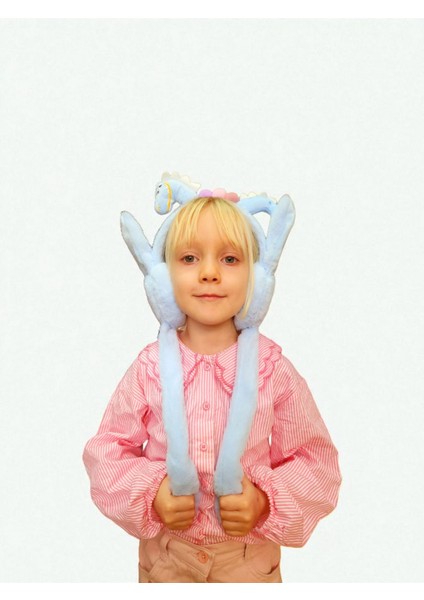 Sesli Oynar Kulaklı Sevimli Dinazor Peluş Kulaklık modelleri