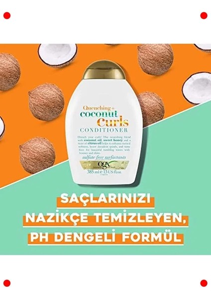 Bukleli Saçlar Için Sülfatsız Hindistan Cevizli Bakım Kremi 385ML indirimleri