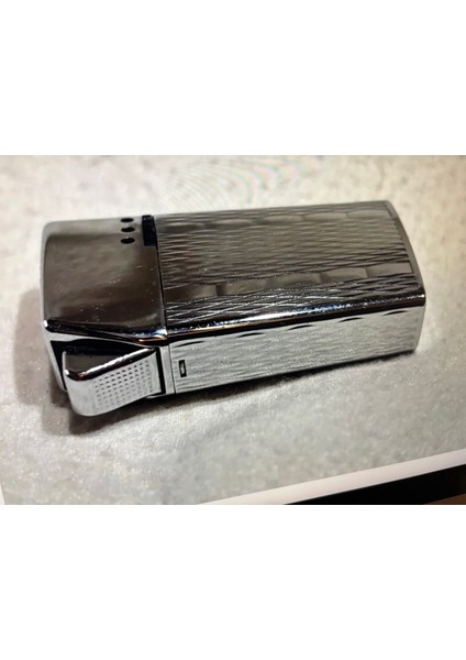 Sim Avusturya Antika Gazlı Çakmak - Sorunsuz Çalışır Durumda