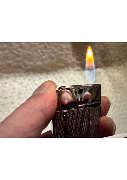 Sim Avusturya Antika Gazlı Çakmak - Sorunsuz Çalışır Durumda indirimleri