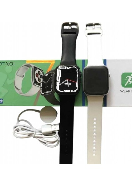 Akıllı Saat Sesli Görüşme Bluetooth Bağlantılı Kablosuz Şarj Özelliği fırsatları