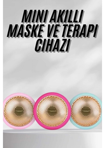Maske ve Terapi Cihazı LED Terapi Akıllı Maske Hassas Ciltlere Özel