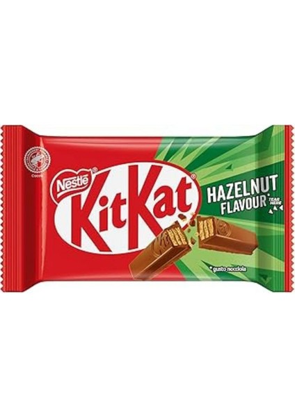 Nestlé Kitkat Hazelnut Flavour 41,5g – Fındık Aromalı Çikolatalı Gofret