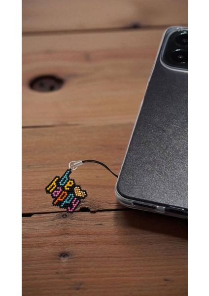 Miyuki Boncuk El Yapımı Be Happy Telefon Çarmı - Charm fiyatları