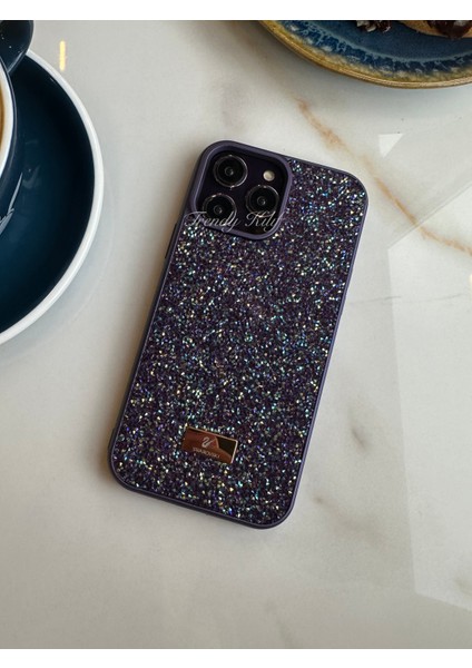 iPhone (13 Pro Max) Uyumlu Lüks Taşlı Kılıf