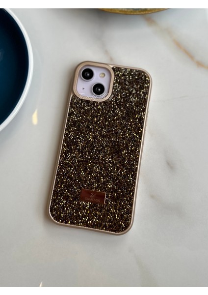 iPhone (14) Uyumlu Lüks Taşlı Kılıf
