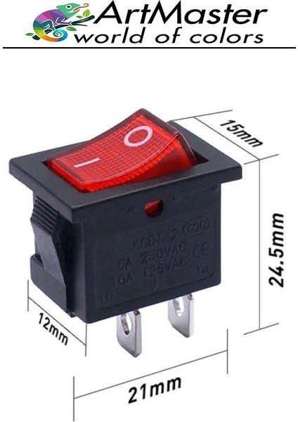 Kırmızı Siyah Elektrik Devresi Anahtarı 10 Adet On Off Açma Kapama Devre Anahtarı Aç Kapa Deney Elektirik Açma Kapama fiyatları