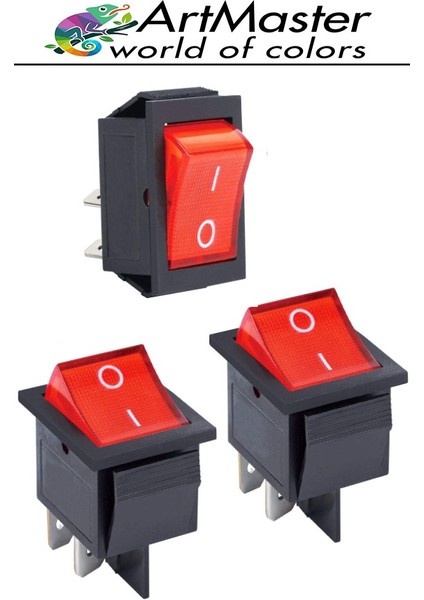 Kırmızı Siyah Elektrik Devresi Anahtarı 10 Adet On Off Açma Kapama Devre Anahtarı Aç Kapa Deney Elektirik Açma Kapama fırsatları