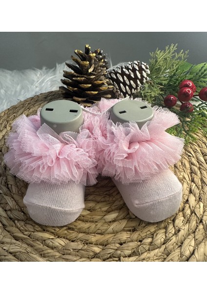 Tütü Detaylı Bebek Çorabı