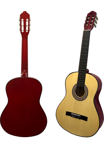 Luca C-180NT Naturel Klasik Gitar Seti 4/4 Sap Ayarlı modelleri