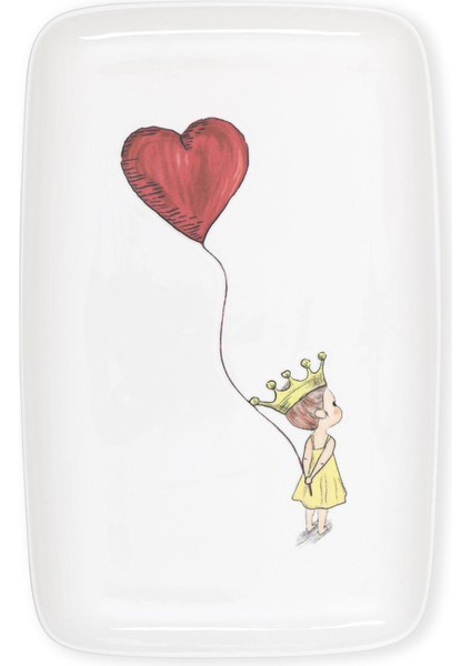 Luv Dikdörtgen Servis 33X21 cm