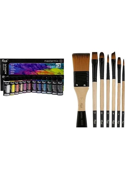 Mastermix 12X60CC Canlı + Rich Set 1 Fırça (2 Parça)