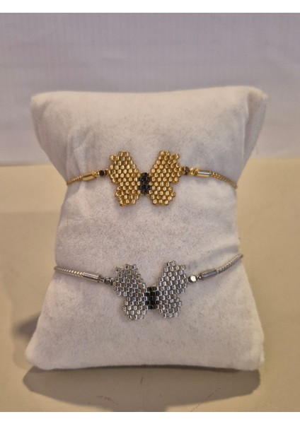 Miyuki Taşlı Kelebek Bileklik