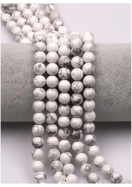 Havlit Doğal Taş Dizi 8 mm Yuvarlak Kesim