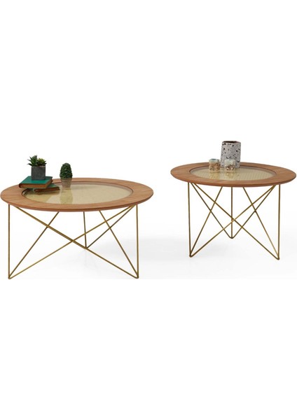 Hazeran Meşe Orta Sehpa