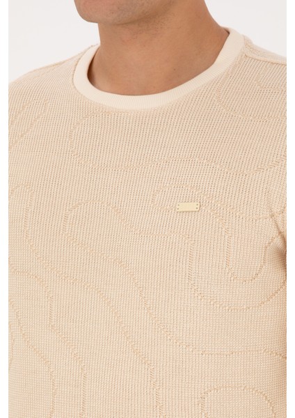 Erkek Krem Sweatshirt 50308910-VR071