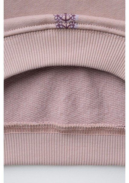 Kız Çocuk Pamuklu Lila Çiçek Desenli Sweatshirt ve Tayt Takım – Rahat Günlük Stil fırsatları