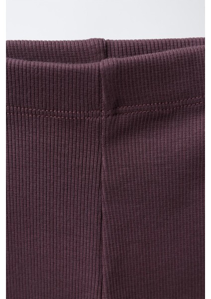 Kız Çocuk Pamuklu Lila Çiçek Desenli Sweatshirt ve Tayt Takım – Rahat Günlük Stil indirimleri