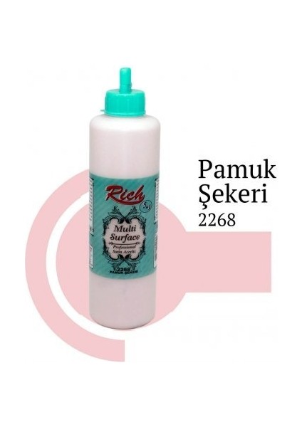 Rich Akrilik Boya Multi Surface 500 cc Pamuk Şekeri 2268