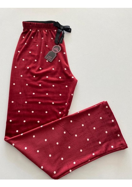 Layd Queen Fransız Kadife Pijama Altı