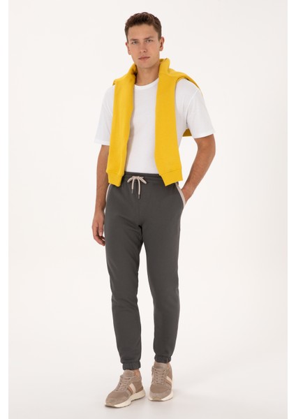 Erkek Gri Eşofman Altı 50315538-VR024