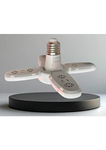 CT-1151 30 Watt 4 Kollu Pervane LED Ampul 6500K Beyaz Işık E-27 Duy 2 Adet fırsatları