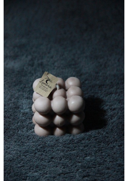-Bubble Mum-Okyanus KOKULU-%100 Soya Wax-Hediyelik-Ev Dekor-El Emeği-Handmade