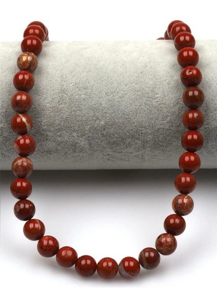 Red Jasper Doğal Taş Dizi 8 mm Yuvarlak Kesim fiyatları