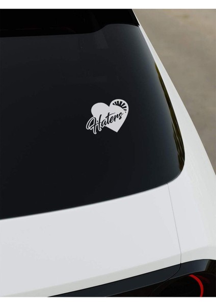Haters Sticker - Beyaz - Beyaz