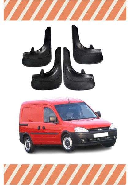 Opel Combo 2001-2013 4'lü Tozluk Çamurluk Paçalık