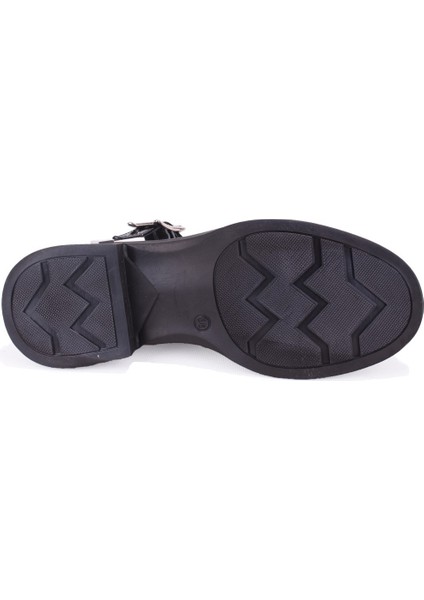 DZA07-1004V01 Siyah Rugan Günlük Loafer Kadın Ayakkabı fırsatları