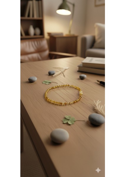 Kehribar Bebek Diş Kolyesi - Doğal Taş, Güvenli Tasarım, Diş Çıkarma Yardımcısı indirimleri