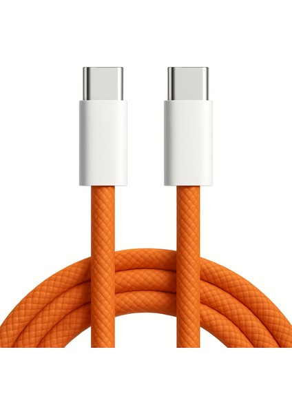 Apple iPhone 15 16 17 Plus Pro Max Uyumlu 35W Destekli Hasır Örgü Sarj Kablosu modelleri