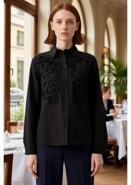 Kadın Oversize Dokuma Gömlek Dokulu Desenli Klasik Yaka Uzun Kol Rahat Kesim Şık Görünüm Spor fiyatları