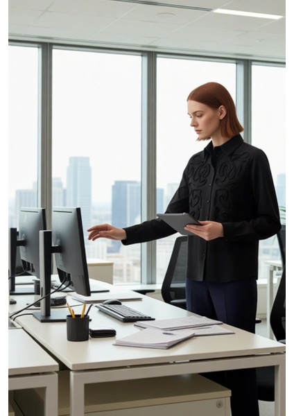 Kadın Oversize Dokuma Gömlek Dokulu Desenli Klasik Yaka Uzun Kol Rahat Kesim Şık Görünüm Spor modelleri