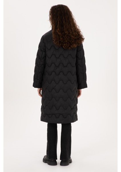 Kadın Siyah Kaban 50308608-VR046 fırsatları