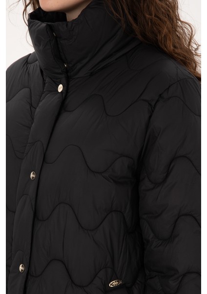 Kadın Siyah Kaban 50308608-VR046