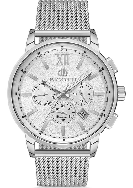 Erkek Kol Saati ESBG.B.10352.1 Hasır Kordon 44 mm Kasa Çapı